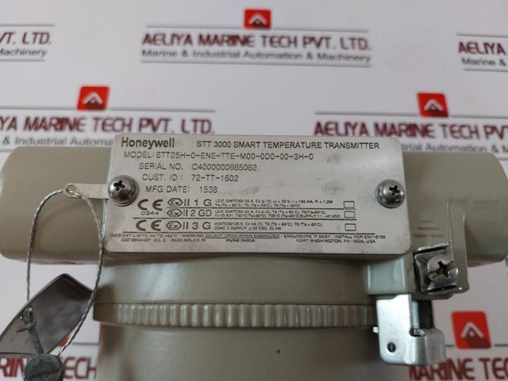 Honeywell Stt3000 Smart Temperature Transmitterstt25H-0-ene-tte-m00-0D0-00-3H-0