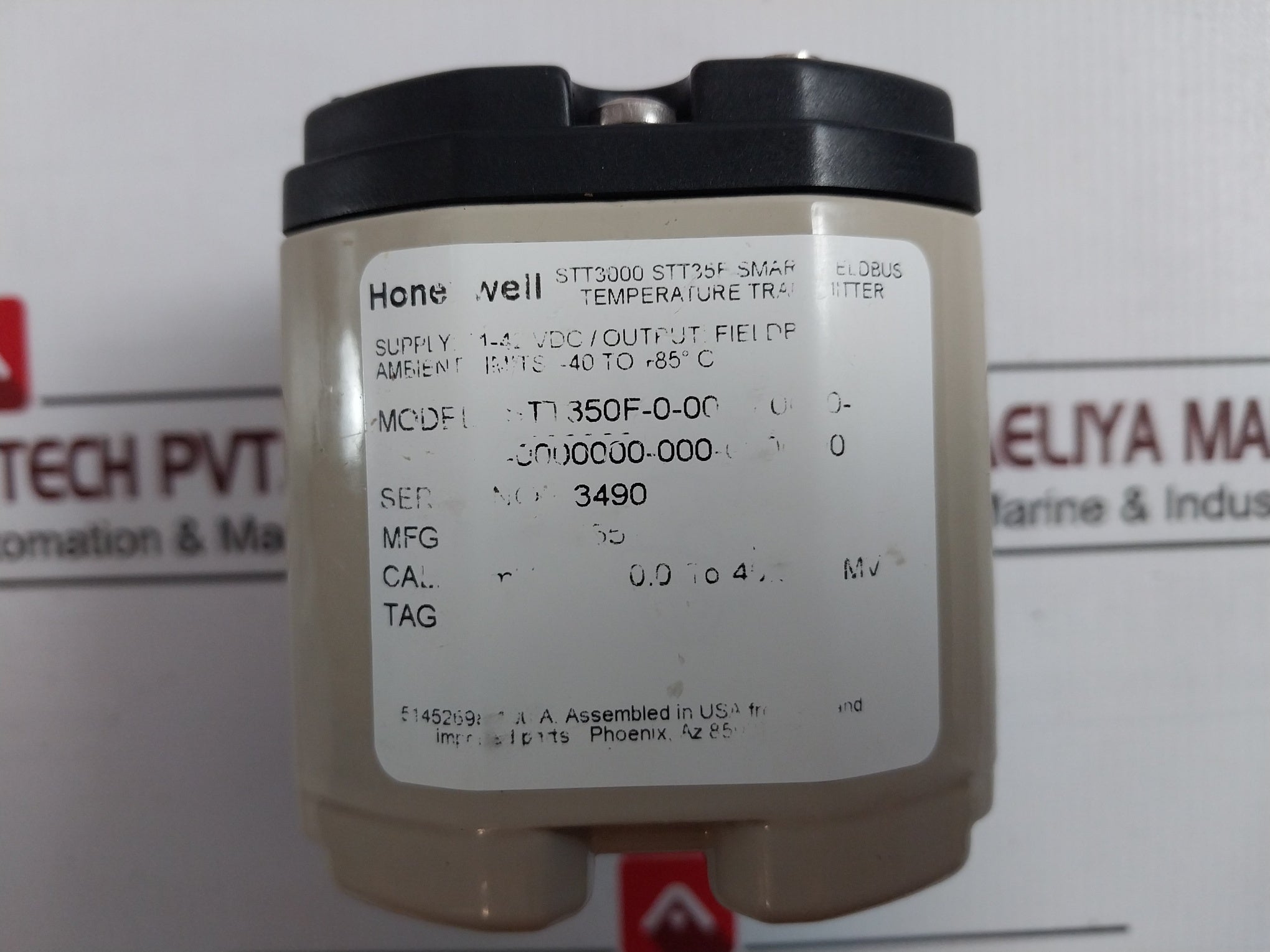 Honeywell Stt350F-0-00 Temperature Transmitter 11-42 Vdc 0.0 To 45.0 Mv   