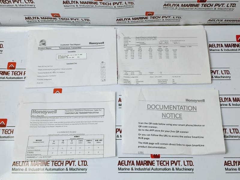 Honeywell Stt750S0Ccha11Sa20A6F100000 Smart Line Temperature Transmitter Stt750