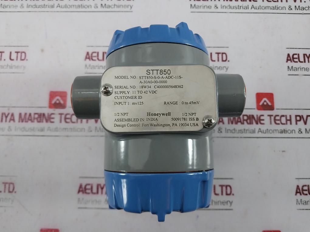 Honeywell Stt850-s-0-a-adc-11s-a-30a0-00-0000 Smartline Temperature Transmitter