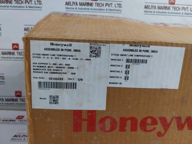 Honeywell Stt850-s-0-a-efc-16c-b-01a0-f1-0000 Smart Line Temperature Transmitter 50091347-002 Iss F