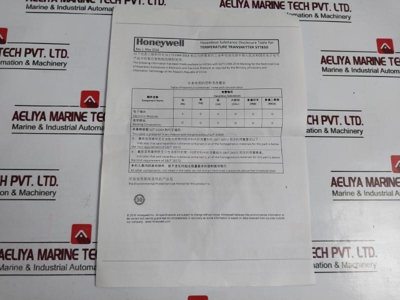 Honeywell Stt850-t-0-a-ahb-11s-a-00a0-00-0000 Pressure Temperature Transmitter