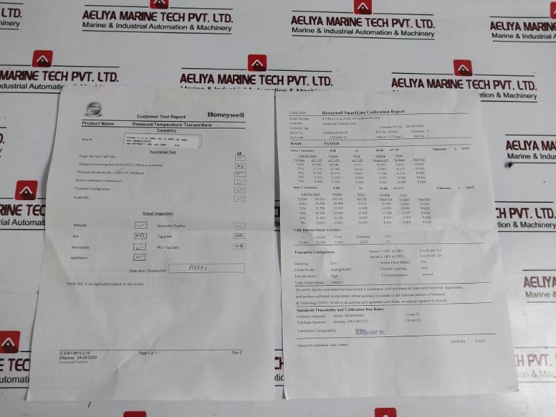 Honeywell Stt850-t-0-a-ahb-11s-a-00a0-00-0000 Pressure Temperature Transmitter