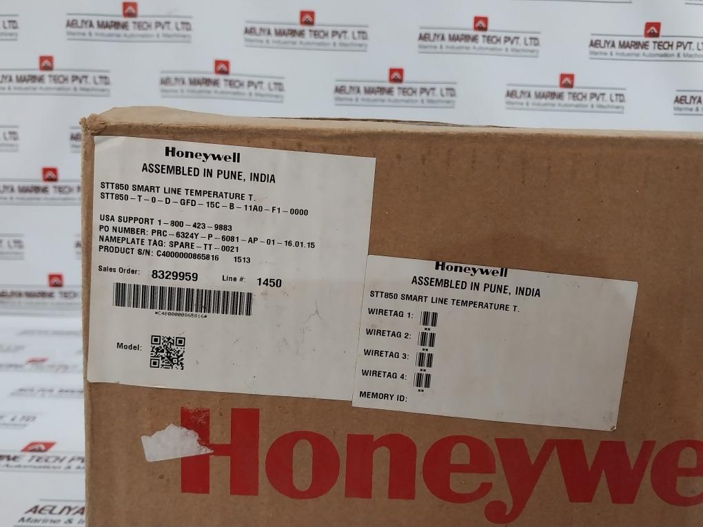 Honeywell Stt850-t-0-d-gfd-15C-b-11A0-f1-0000 Temperature Transmitter Ip66/Ip67