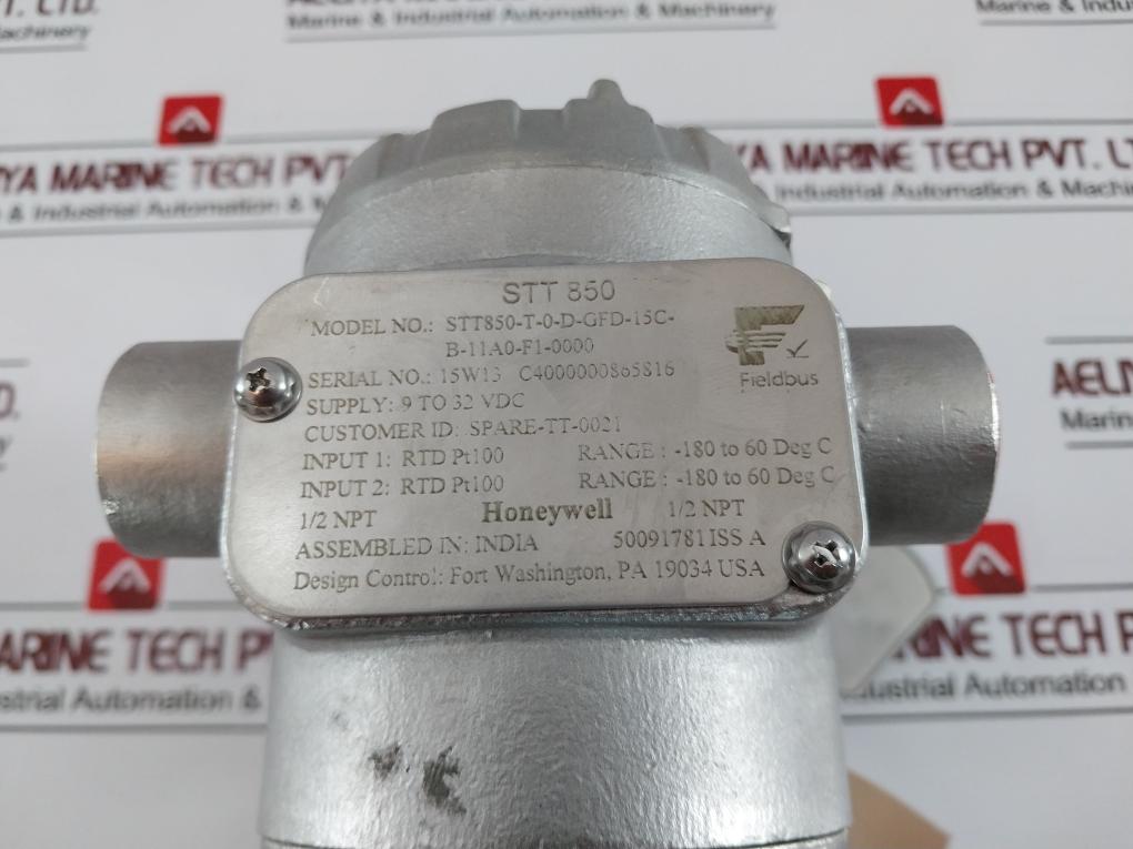 Honeywell Stt850-t-0-d-gfd-15C-b-11A0-f1-0000 Temperature Transmitter Ip66/Ip67