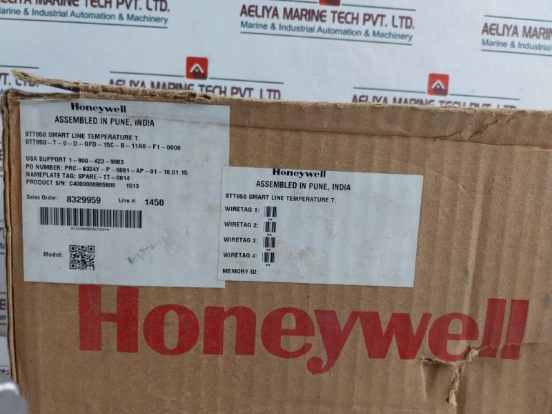 Honeywell Stt850-t-0-d-gfd-15c-b-11a0-f1-0000 Smart Line Temperature Transmitter