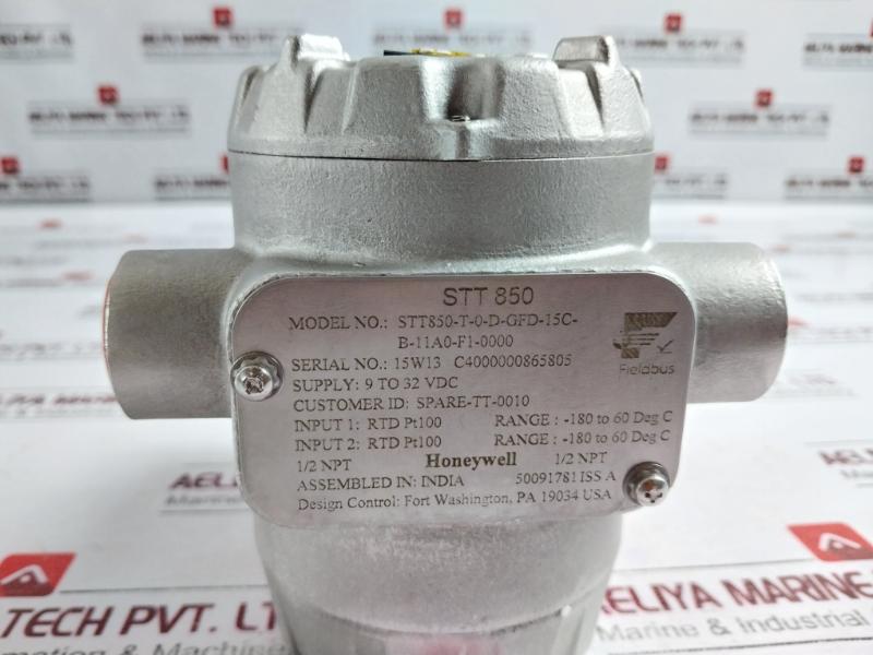 Honeywell Stt850-t-0-d-gfd-15c-b-11a0-f1-0000 Smart Pressure Transmitter 5009178