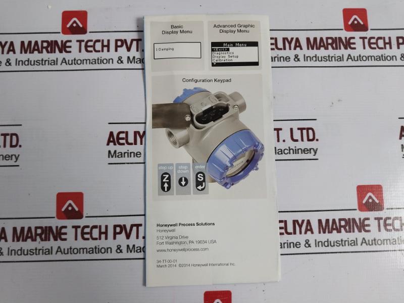 Honeywell STT850-T-0-D-GFD-15C-B-11A0-F1-0000 Smart Pressure Transmitter 50091781