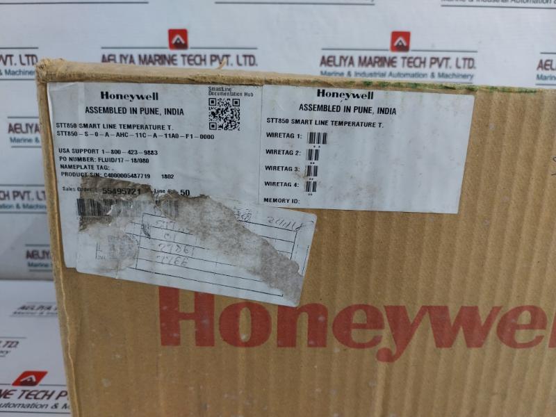 Honeywell Stt850 Smart Line Temperature Transmitter Rtd Pt100, 11 To 42 Vdc