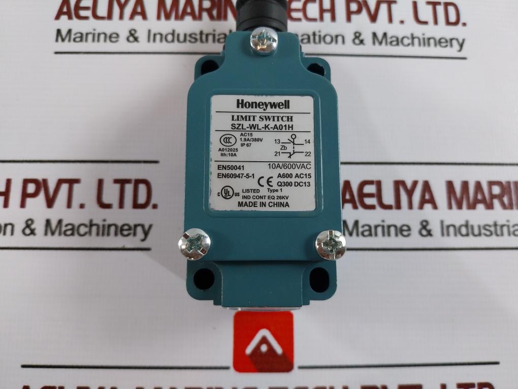 Honeywell Szl-wl-k-a01H Limit Switch En50041 En60947-5-1 10A/600Vac