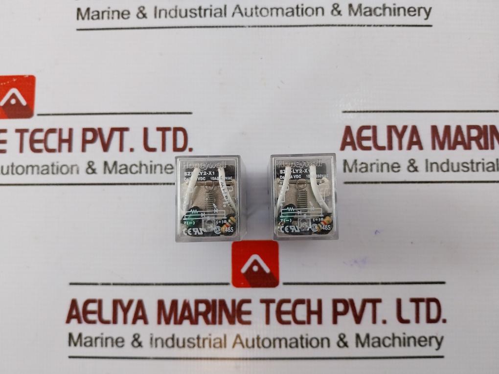 Honeywell Szr-ly2-x1 Relay Coil:24 Vdc 10A 250Vac