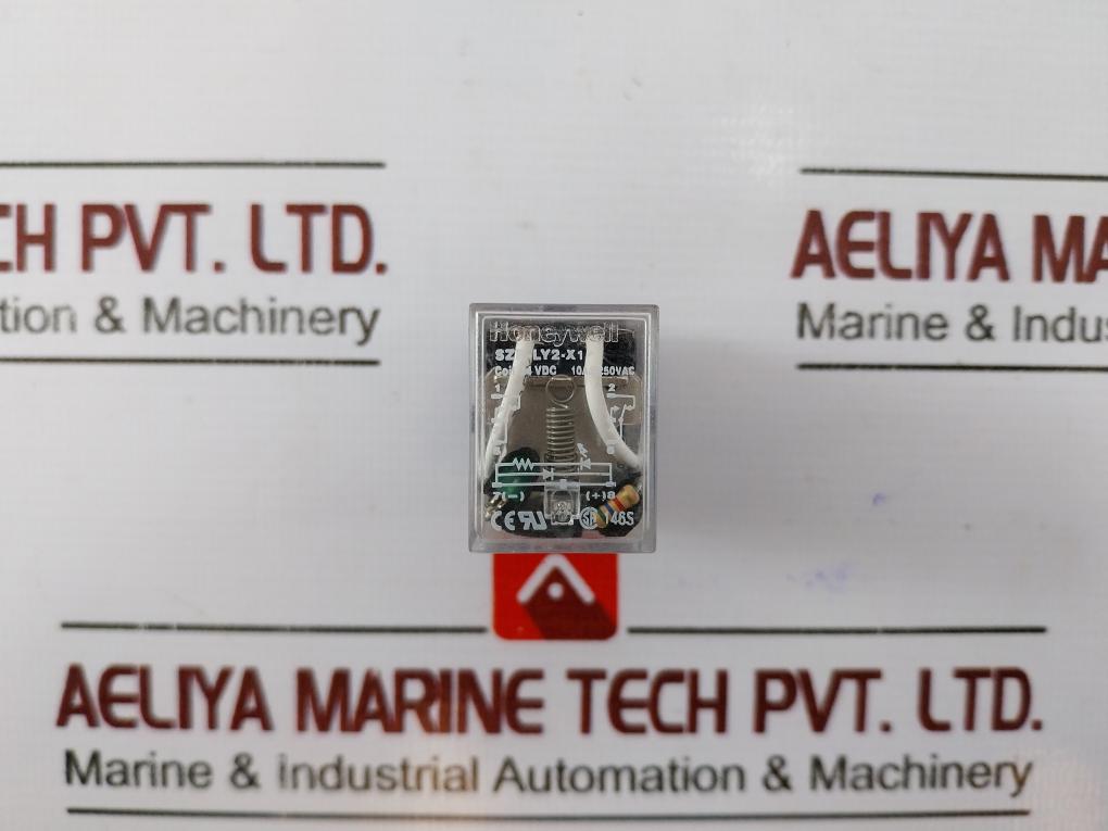 Honeywell Szr-ly2-x1 Relay Coil:24 Vdc 10A 250Vac