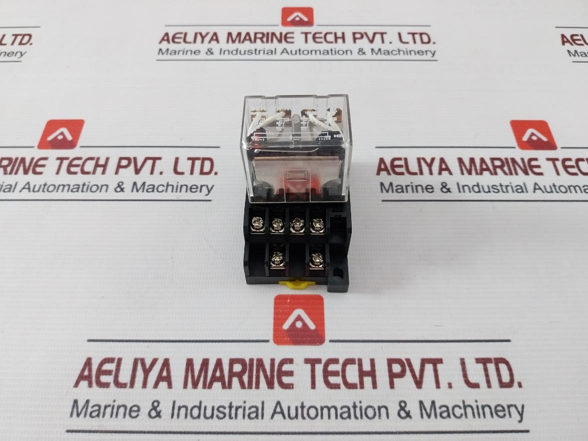 Honeywell Szr-ly4-n1 Power Relay With Socket Szx-slf-14 24Vdc 20A 10A At 250Vac