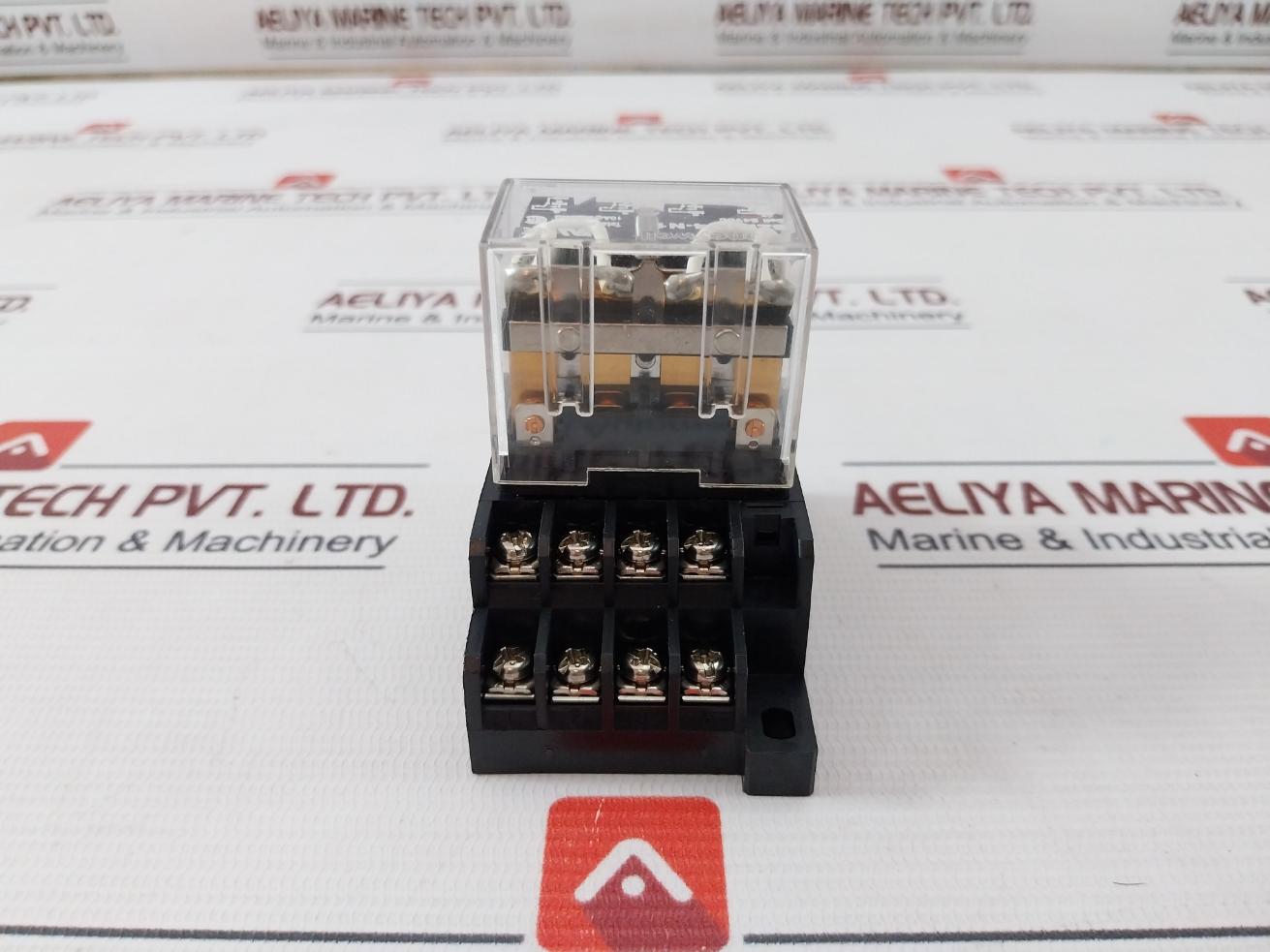 Honeywell Szr-ly4-n1 Power Relay With Socket Szx-slf-14 24Vdc 20A 10A At 250Vac