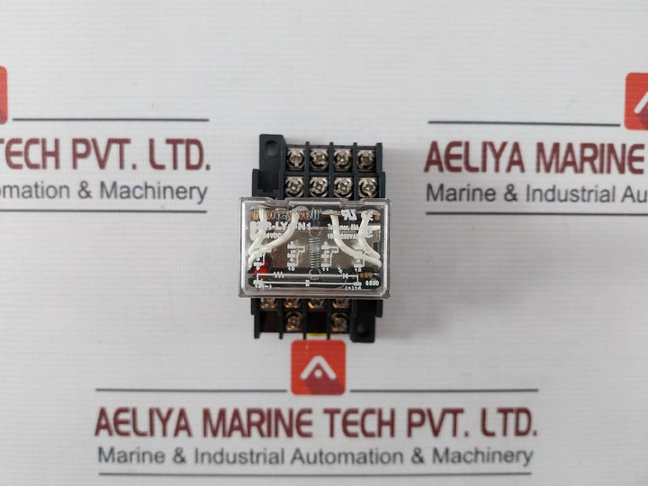 Honeywell Szr-ly4-n1 Power Relay With Socket Szx-slf-14 24Vdc 20A 10A At 250Vac