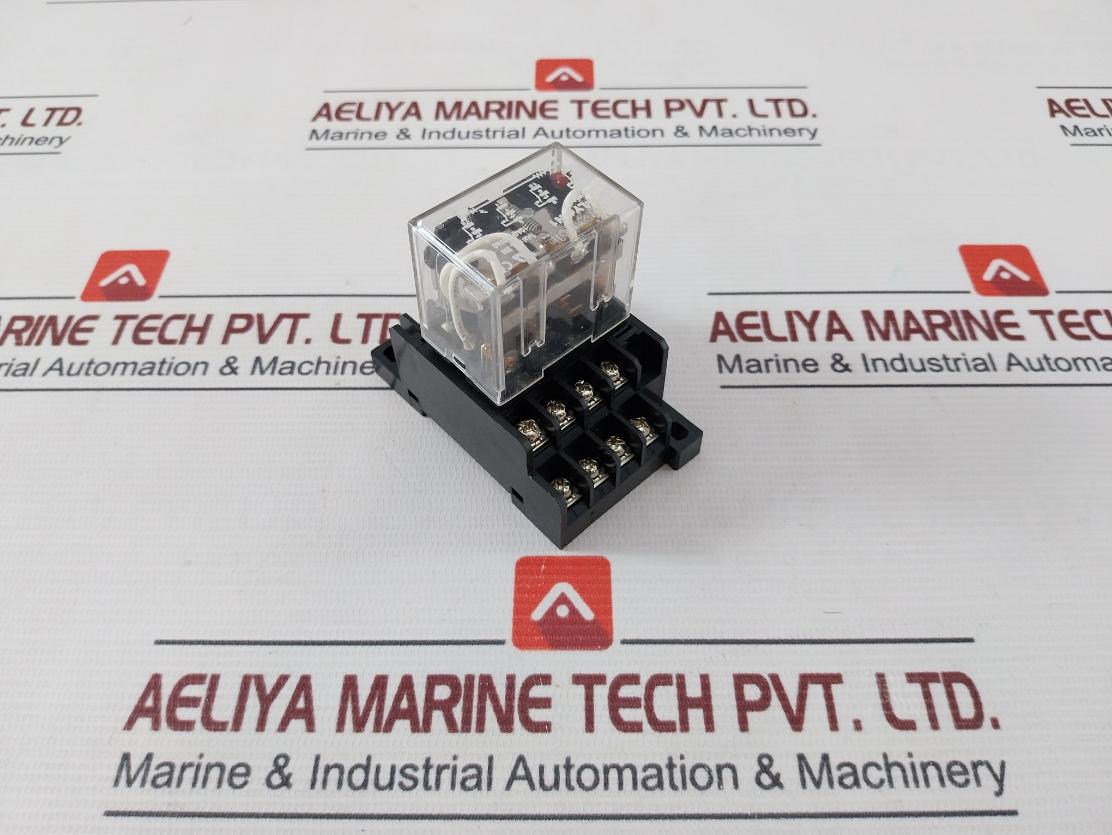 Honeywell Szr-ly4-n1 Power Relay With Socket Szx-slf-14 24Vdc 20A 10A At 250Vac