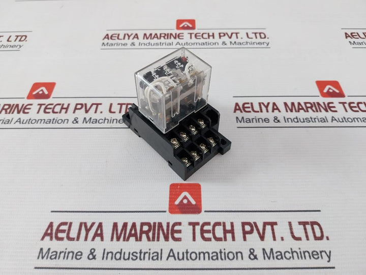Honeywell Szr-ly4-n1 Power Relay With Socket Szx-slf-14 24Vdc 20A 10A At 250Vac