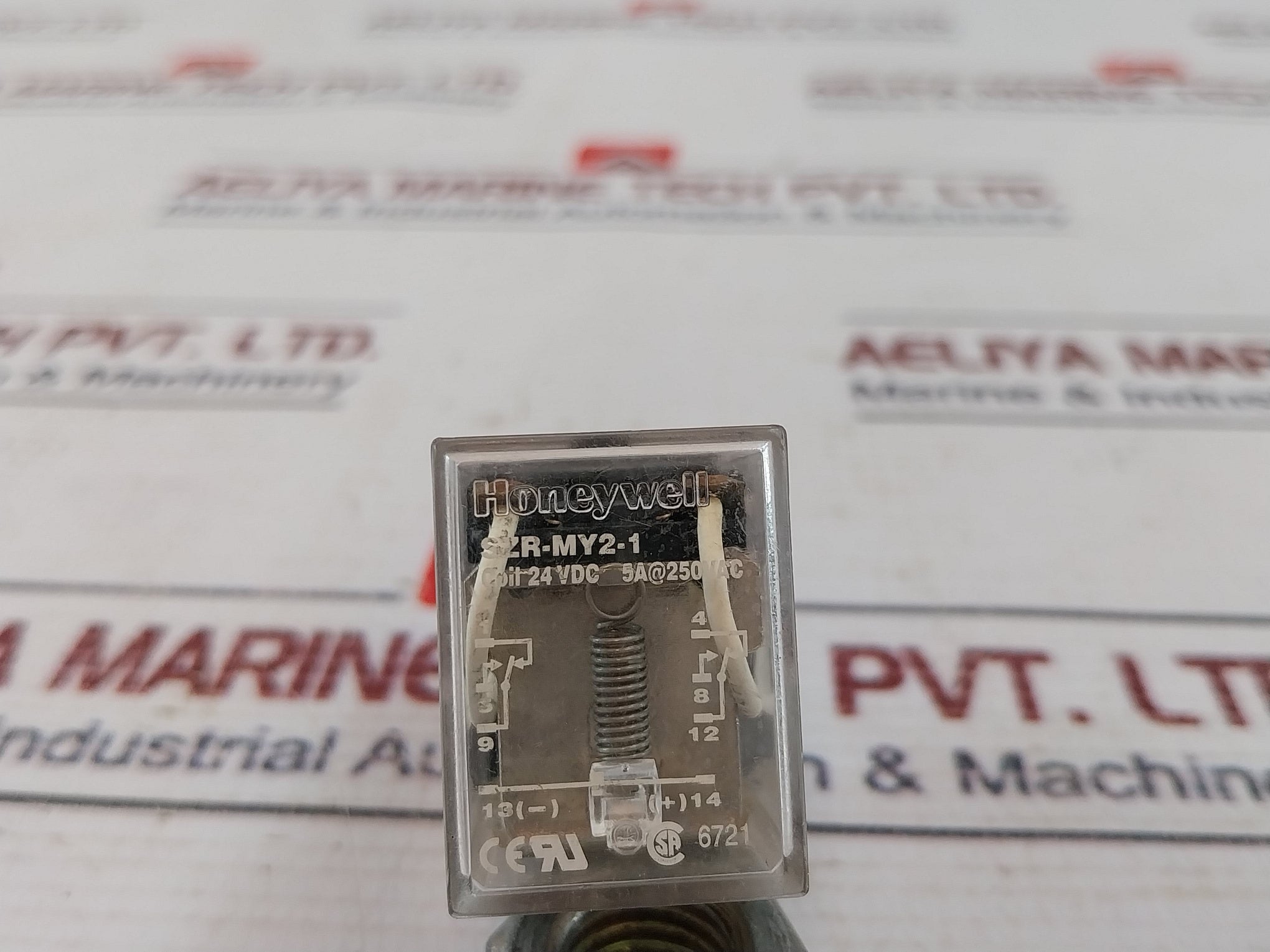 Honeywell Szr-my2-1 Power Relay 24Vdc