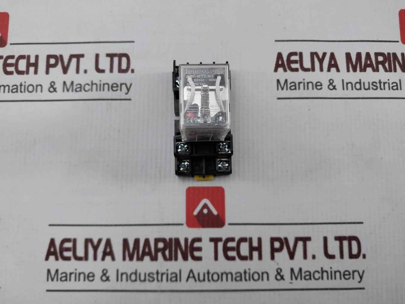 Honeywell Szr-my2-n1 2 Pole Auxiliary Relay Socket 50/60Hz 5A 250Vac