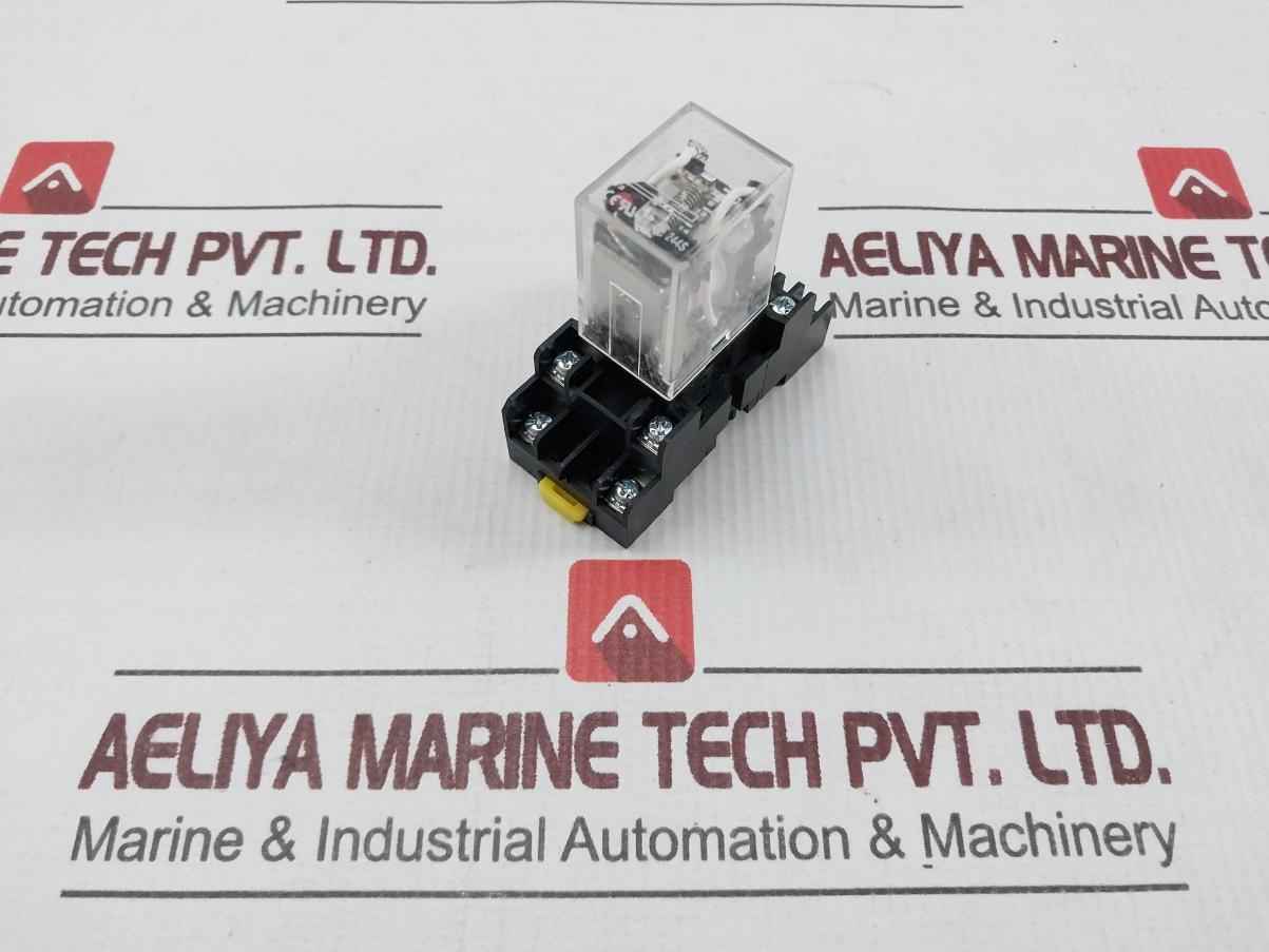 Honeywell Szr-my2-n1 2 Pole Auxiliary Relay Socket 50/60Hz 5A 250Vac