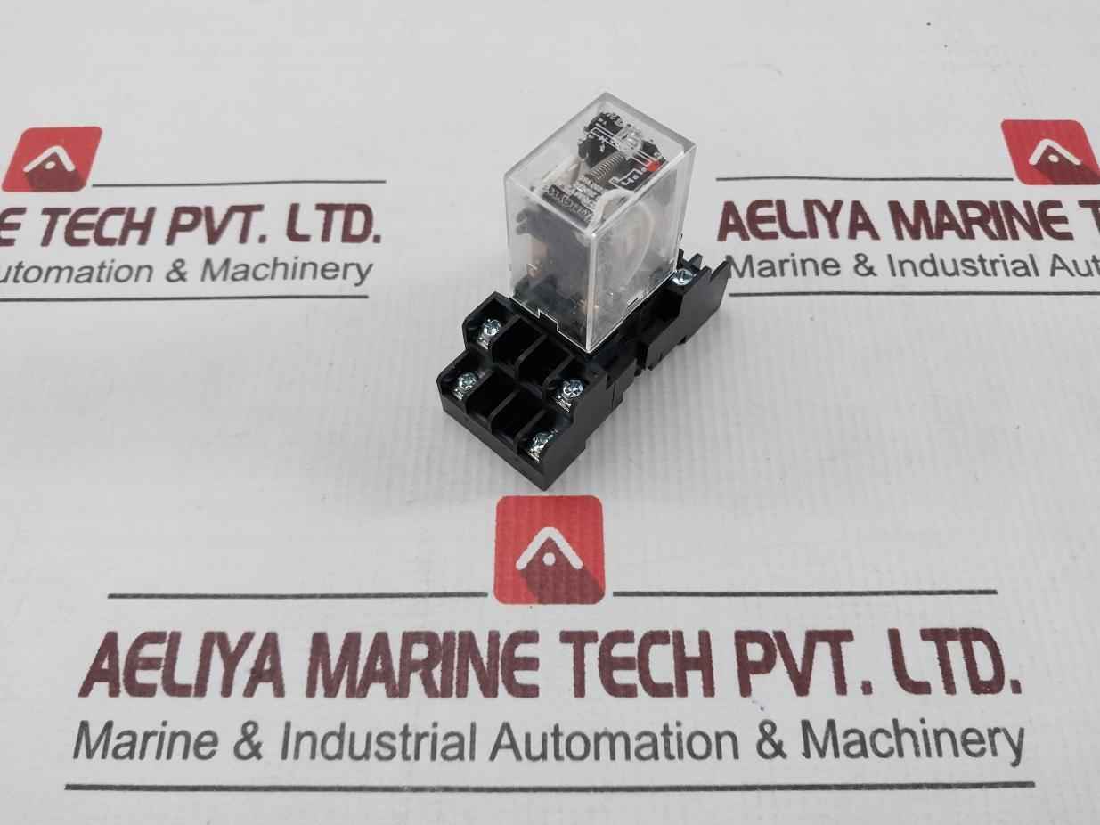 Honeywell Szr-my2-n1 2 Pole Auxiliary Relay Socket 50/60Hz 5A 250Vac