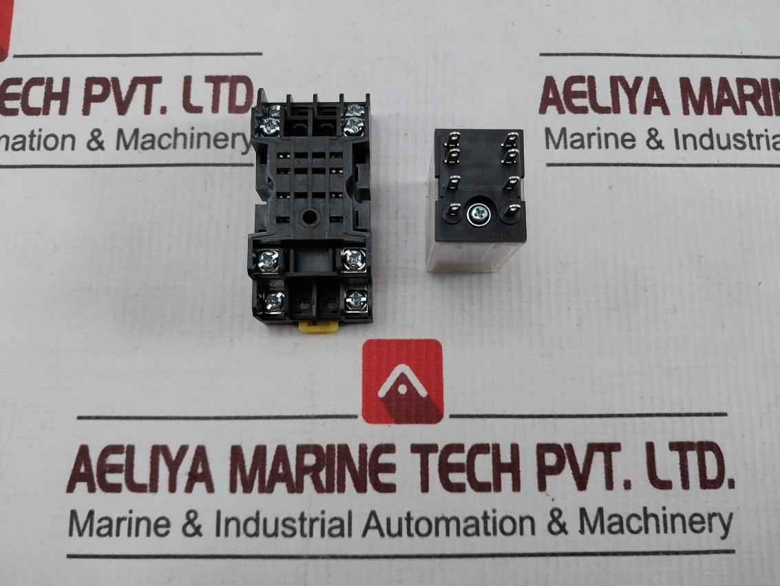 Honeywell Szr-my2-n1 2 Pole Auxiliary Relay Socket 50/60Hz 5A 250Vac