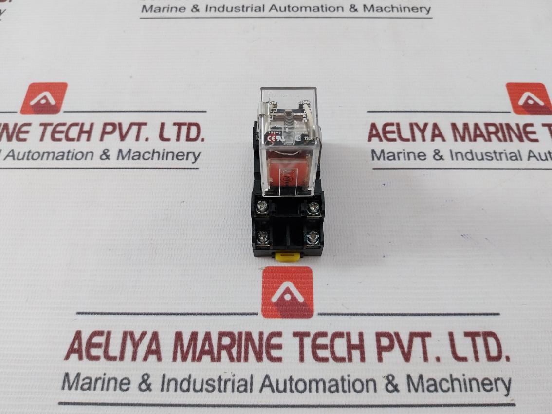 Honeywell Szr-my2-n1 Power Relay With Socket Szx-smf-08N 24Vdc 5A At 250Vac