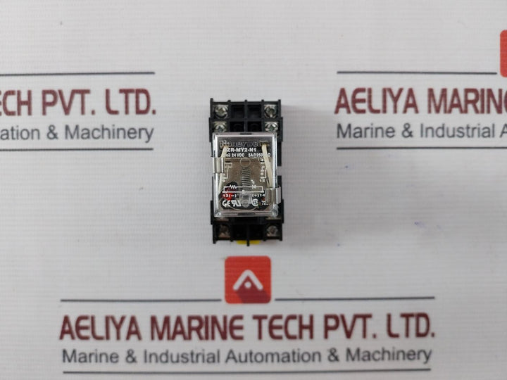 Honeywell Szr-my2-n1 Power Relay With Socket Szx-smf-08N 24Vdc 5A At 250Vac