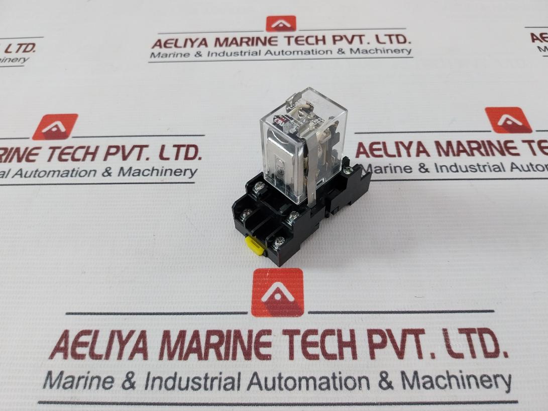 Honeywell Szr-my2-n1 Power Relay With Socket Szx-smf-08N 24Vdc 5A At 250Vac