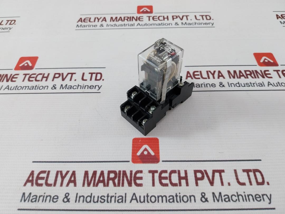 Honeywell Szr-my2-n1 Power Relay With Socket Szx-smf-08N 24Vdc 5A At 250Vac