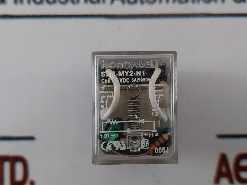 Honeywell Szr-my2-n1 Relay 24Vdc 5A 250Vac