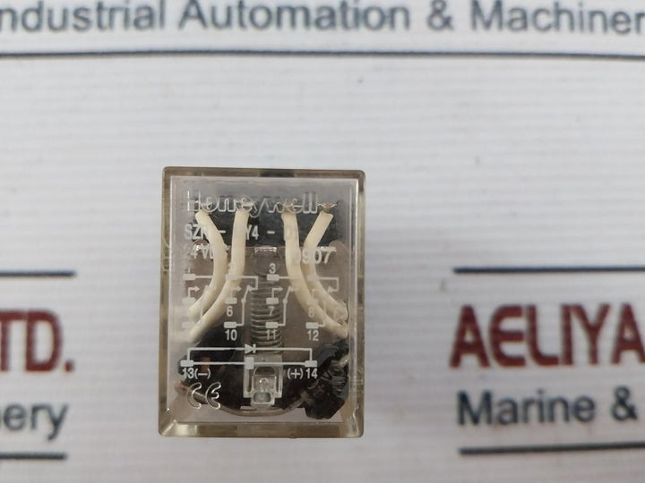 Honeywell Szr-my4-d1 Power Relay 24Vdc Used
