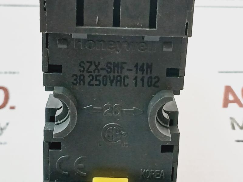 Honeywell Szr-my4-n1 Power Relays 24Vdc Szx-smf-14M 1102