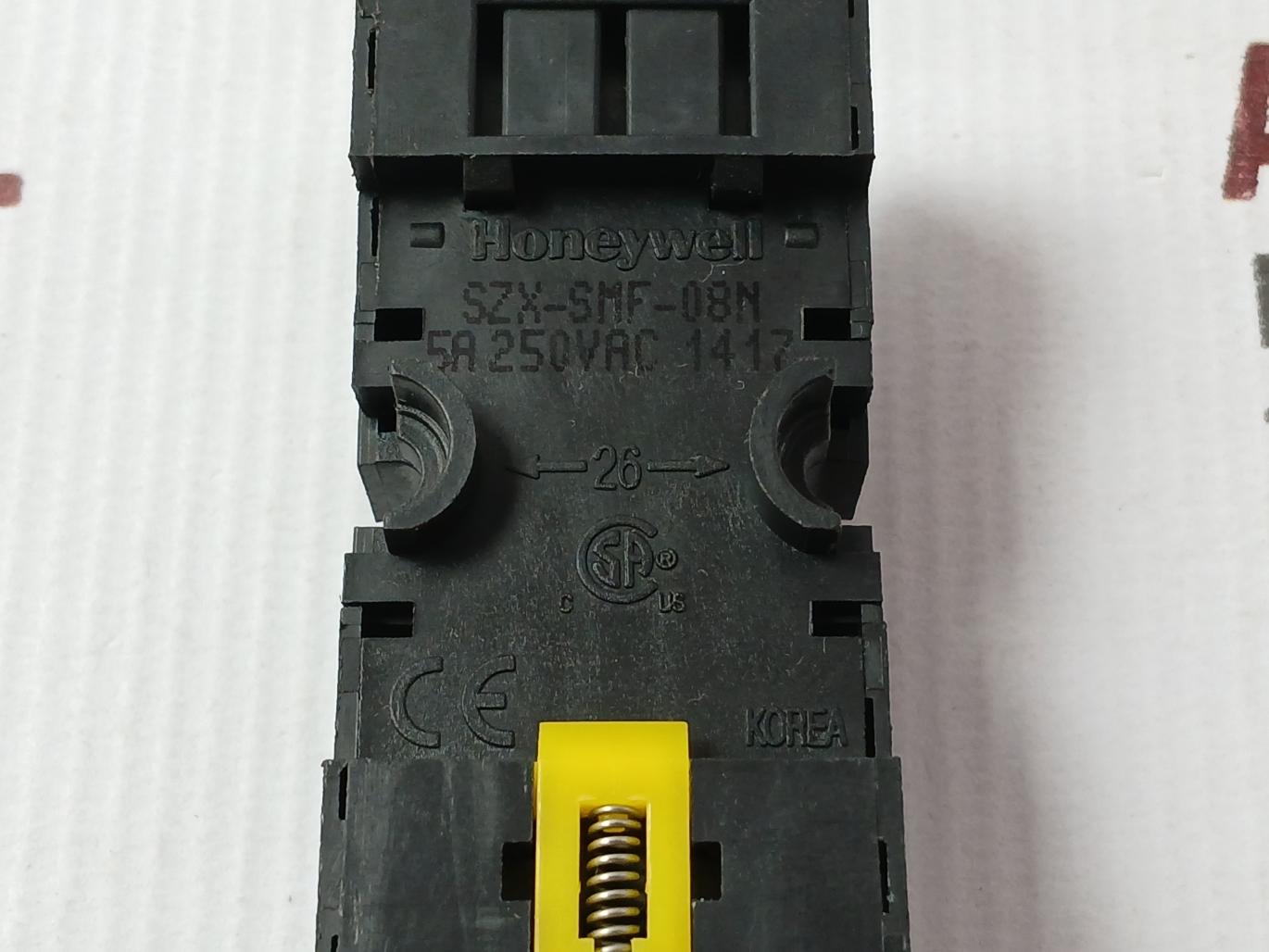 Honeywell Szx-smf-08N Relay Socket 5A 250Vac