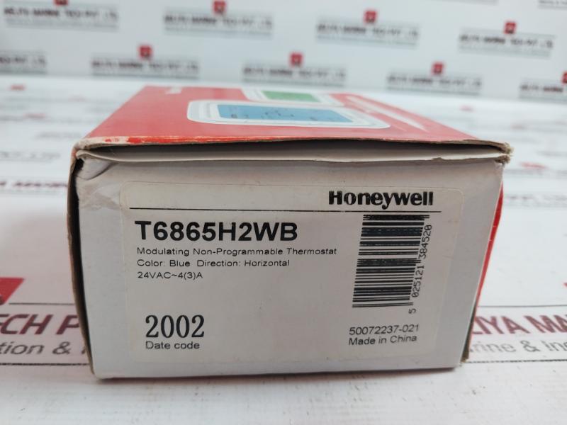 Honeywell T6865h2wb Modulating Digital Thermostat 50035754-001