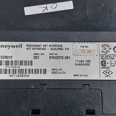 Honeywell Tc-ccr012 Redundant Net Interface Module 2Ma At 24Vdc T5
