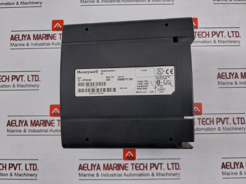 Honeywell Tc-fpcxx2 Power Supply Ac Input 120/240Vac 95W 10A 5.1Vdc Output