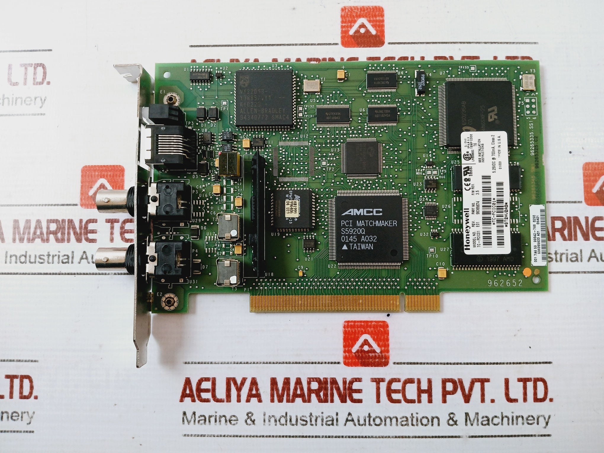 Honeywell Tc-pcic01 Control Net Pci Interface 96365674 Rev 3.5 Class 2 5.25Vdc