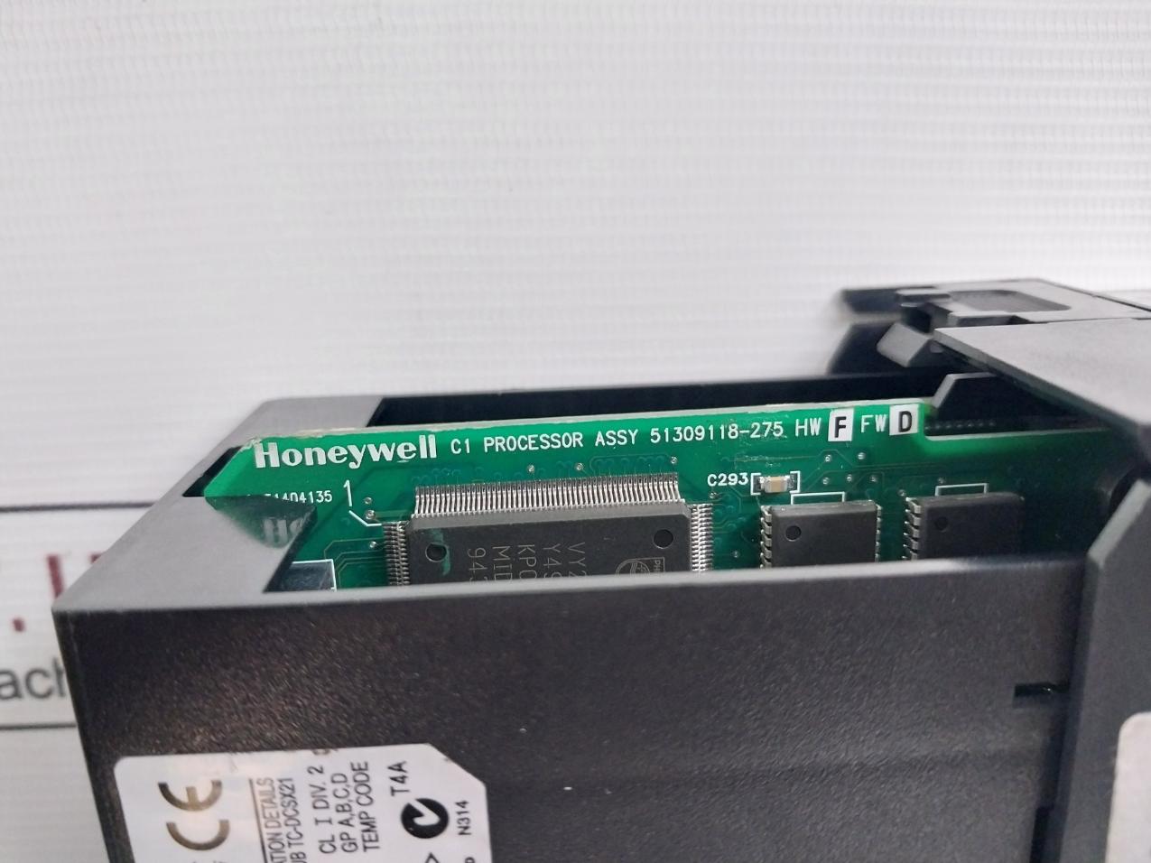 Honeywell Tc-prs021 C200 Control Processor Module Rev E 100Mhz