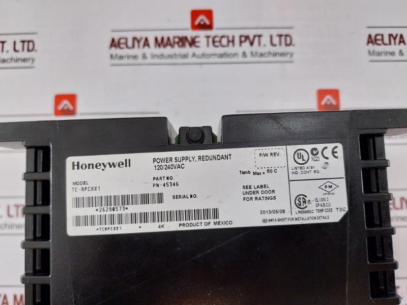 Honeywell Tc-rpcxx1 Power Supply Module 120/240 Vac 75W