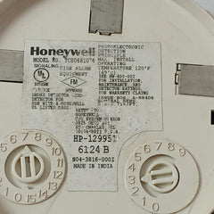 Honeywell Tc806B1076 Photoelectric Smoke Detector 120 F (49 C)