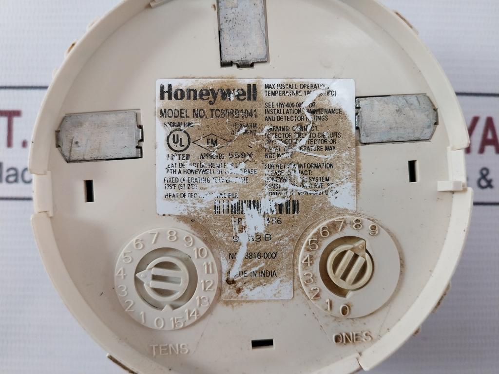 Honeywell Tc808B1041 Heat Detector Head Fire Alarm