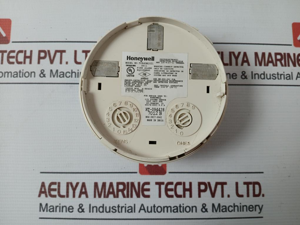 Honeywell Tc840M1021 Multi Sensor Smoke Detector 100 F (38 C)