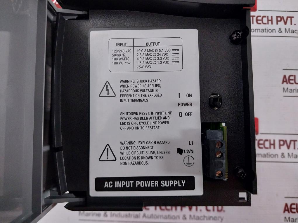 Honeywell Tk-fpcxx2 Ac Input Power Supply 120/240Vac 10A Max 5.1Vdc 100W