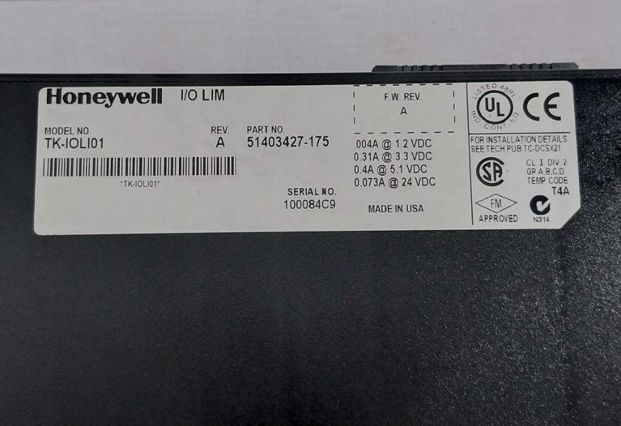 Honeywell Tk-fpcxx2 Tk-fteb01,Tk-prs021,Tk-ioli01 Module Rack 120/240Vac