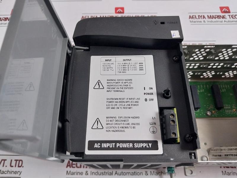 Honeywell Tk-fpcxx2 Tk-fteb01,Tk-prs021,Tk-ioli01 Module Rack 120/240Vac