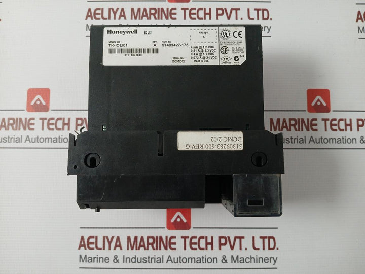 Honeywell Tk-ioli01 I/O Lim Module With 51403427-175 51309283-600 51309574-175