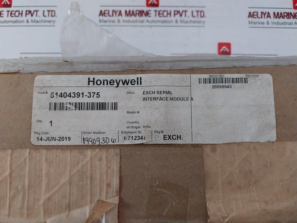 Honeywell Tk-mux021 Serial Interface Module Rev K 51309283-400 Ver 3