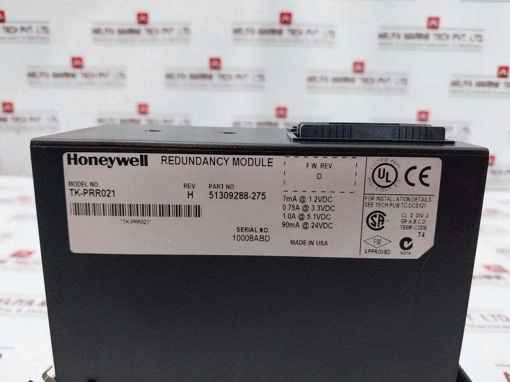 Honeywell Tk-prr021 Redundancy Module 51309288-27 30Vdc F.W. Rev. D
