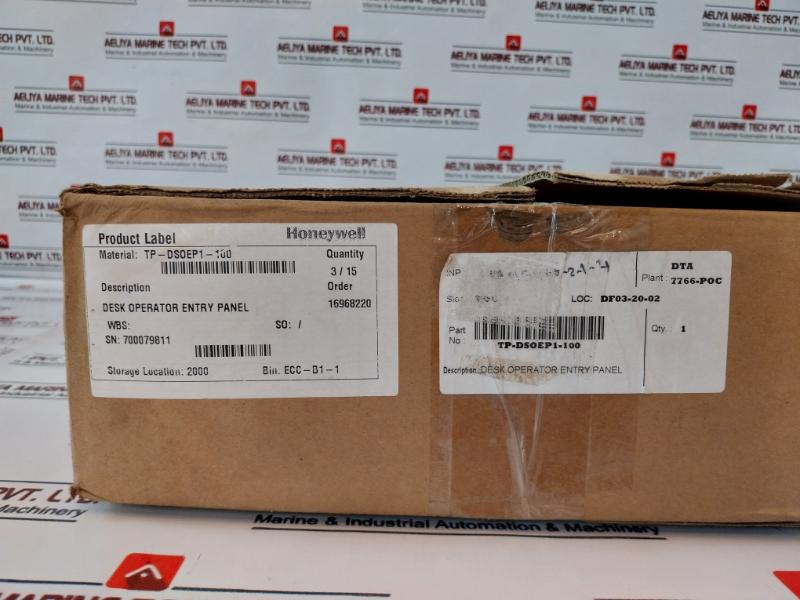 Honeywell Tp-dsoep1-100 Desk Operator Entry Panel 51402497-200 51305418-100